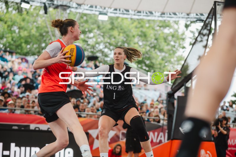 3x3-Basketball-Zweikampf beim ING-Turnier in Hannover