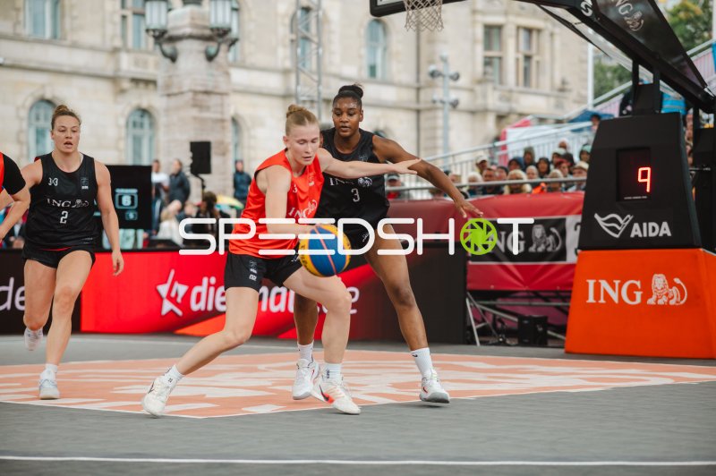3x3-Basketball-Zweikampf beim ING-Turnier in Hannover