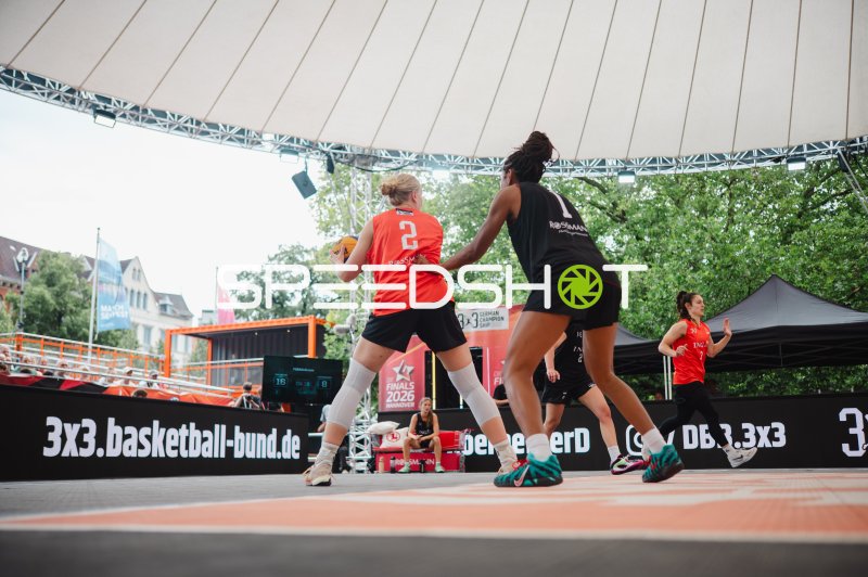 3x3 Basketball Damen: Zweikampf bei den DBB 3x3 Finals 2026 in Hannover