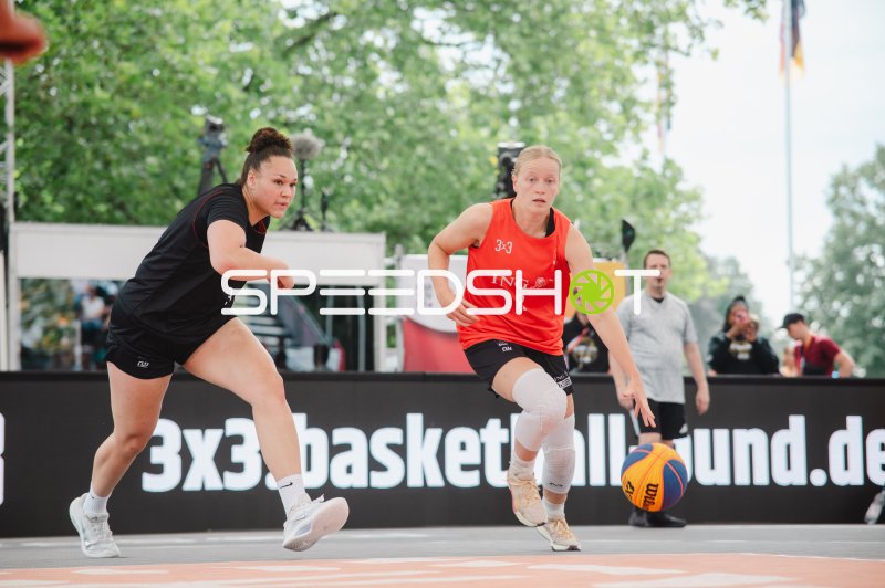 3x3-Basketball-Zweikampf beim ING-Turnier in Hannover