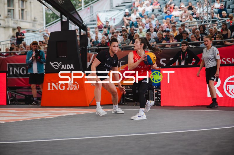 3x3-Basketball-Zweikampf in Hannover vor vollem Publikum
