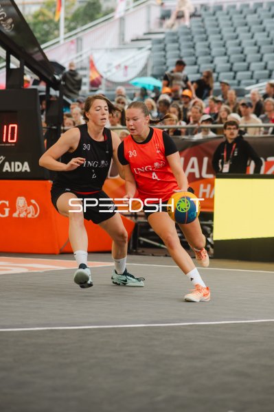 3x3-Basketball-Zweikampf beim ING-Turnier in Hannover