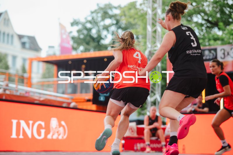 3x3-Basketball-Zweikampf in Hannover beim ING-Turnier
