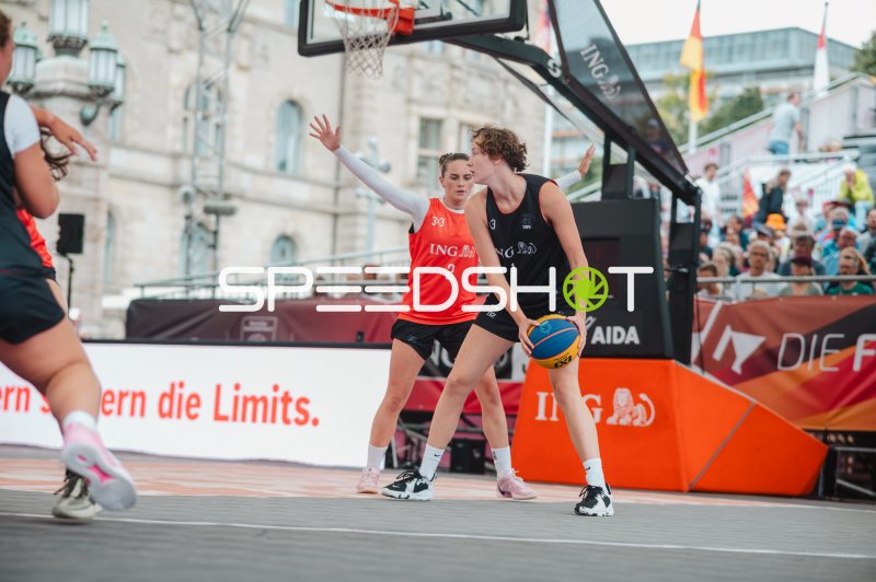 3x3-Basketball-Zweikampf beim ING-Turnier in Hannover