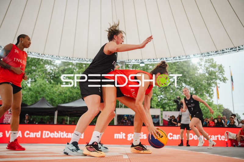 3x3-Basketball-Zweikampf beim ING-Turnier in Hannover