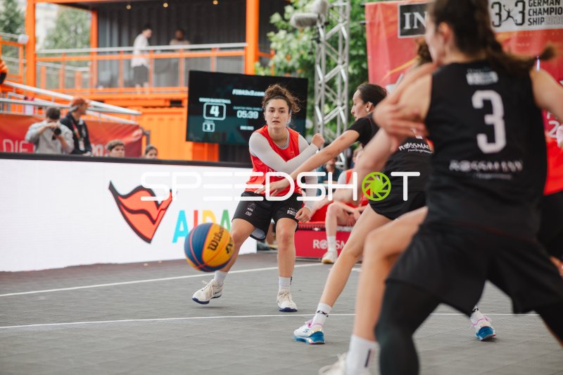3x3-Basketball-Aktion beim German Championship in Hannover
