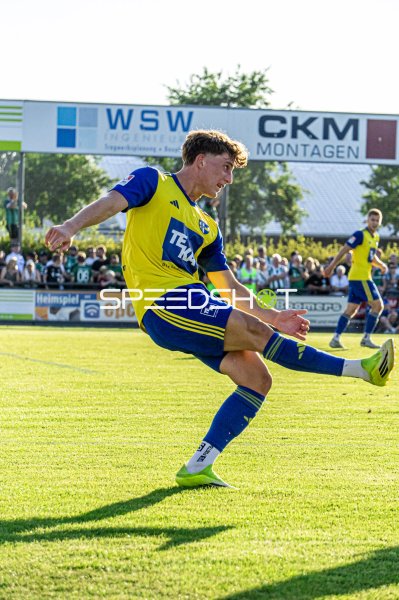 Schussaktion im Hamalandstadion Vreden