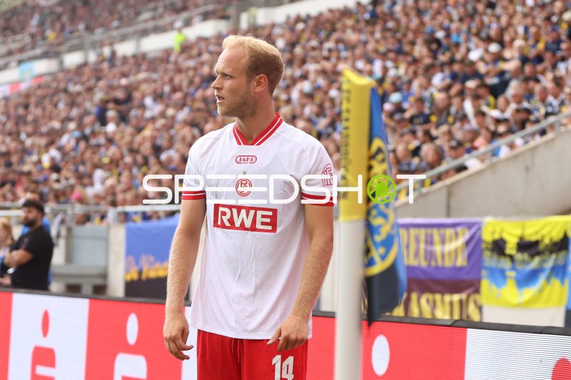 Lucas Brumme (#14; Rot-Weiss Essen) im Ludwigsparkstadion