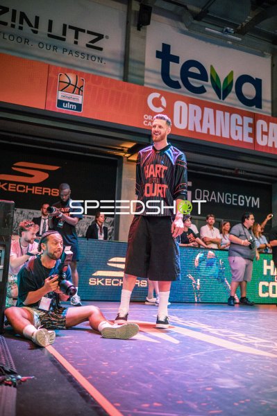 Basketballspieler bei Hart of the Court Event in Ulm