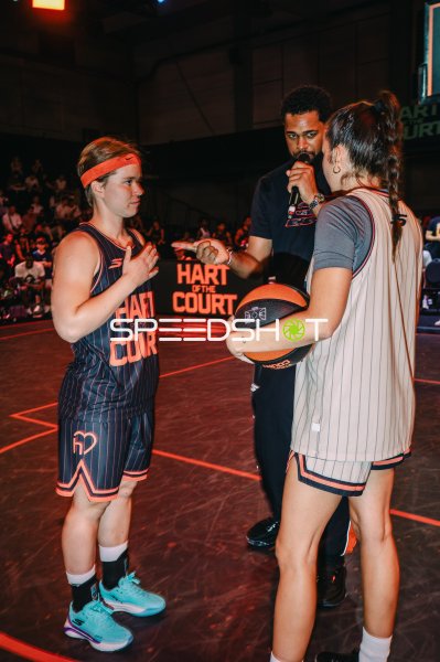 Interview auf dem Court beim Hart of the Court Event in Ulm