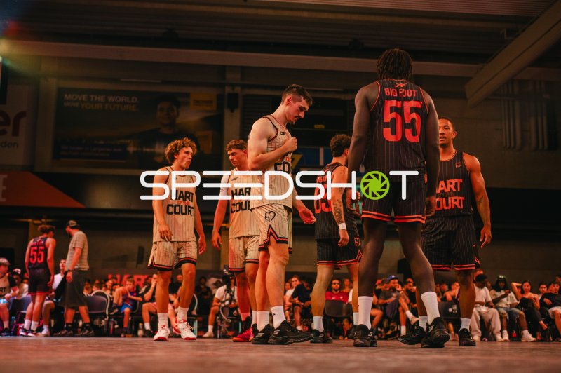 Spieler beim Hart of the Court Basketball-Event in Ulm