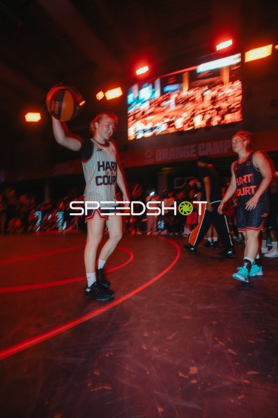 Spieler beim Orange Camp Basketball-Event in Ulm
