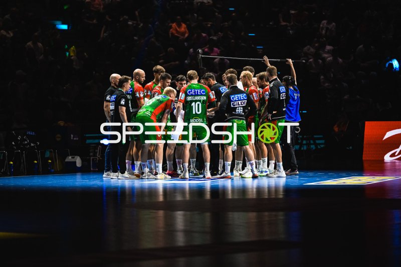 SC Magdeburg Team Time Out im SAP Garden München