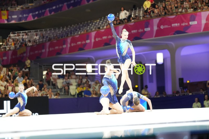 Rhythmische Sportgymnastik WM 2026 – Gymnastin mit Ball in der Festhalle Frankfurt