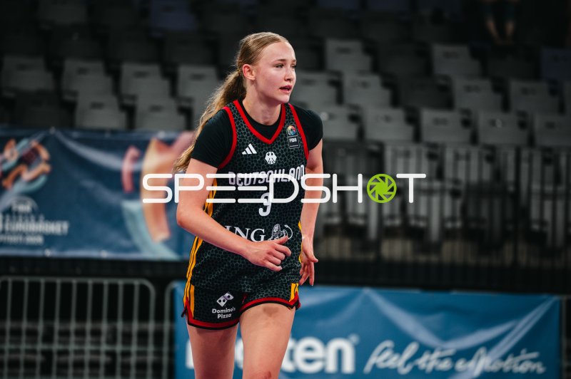 Matilda Blanarik (#3; Team Deutschland u16w) im Spieleinsatz