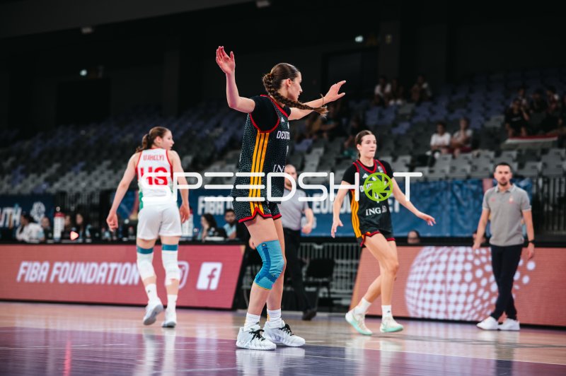 Deutschland u16w im Einsatz gegen Hungary bei FIBA Youth EuroBasket