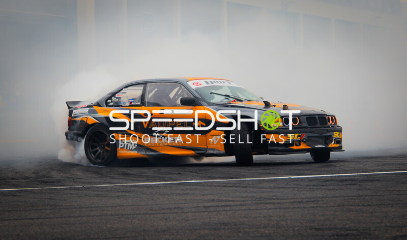 Driftcar mit Startnummer 92