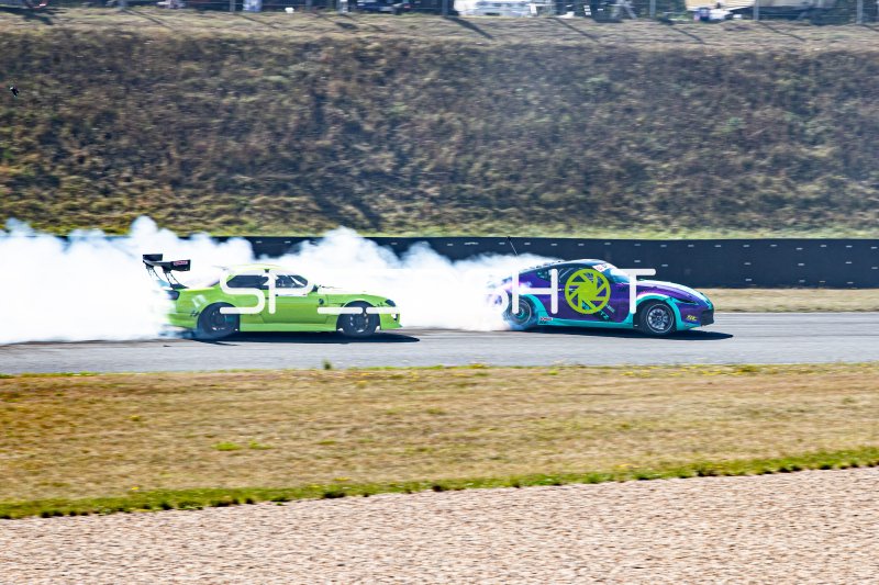 Tandem-Drift: Nissan S13 und Nissan 370Z (Rkdriftz) in Oschersleben