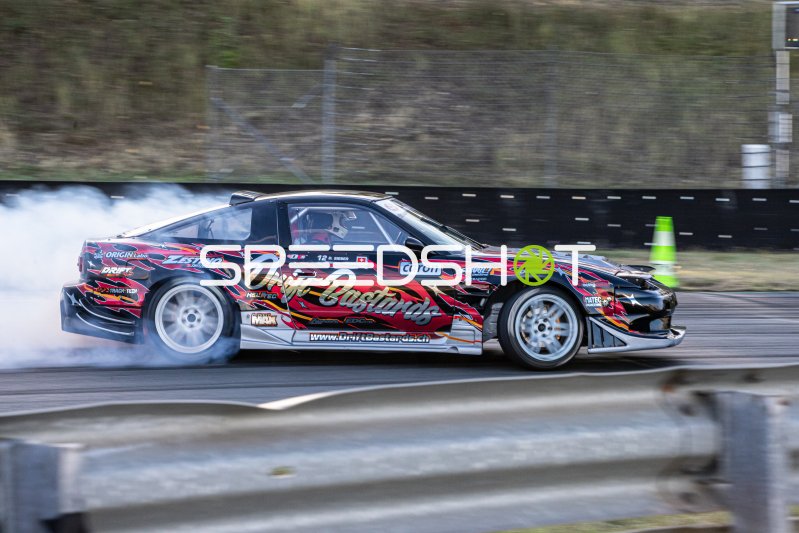 Nissan S13 #12 von D. Sieber (Drift Bastards) driftet in Oschersleben
