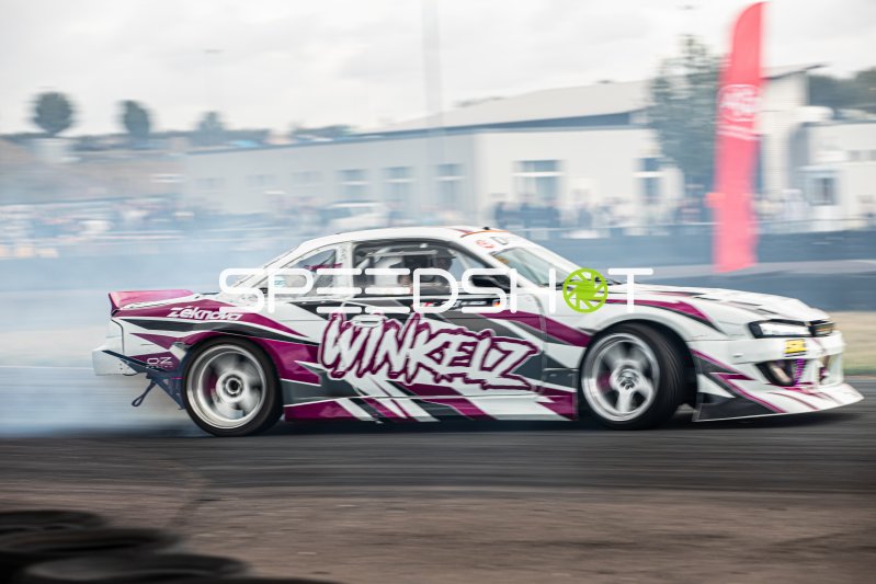 Nissan S13 #227 mit Winkelz-Livery driftet durch Oschersleben