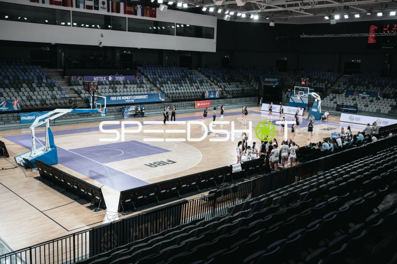 FIBA U16 Women's Eurobasket 2025 – Aufwärmen in der Pitesti Arena