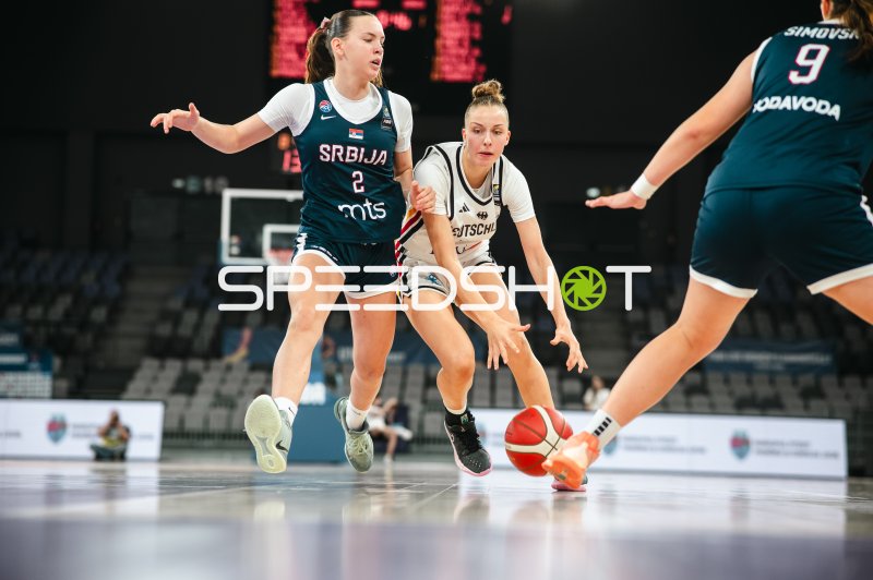 Deutschland u16w im Zweikampf gegen Serbien (#2) in Pitesti