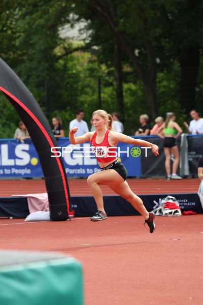 Burkhardtsmaier Franka (1796) im Sprint bei der Leichtathletik in Hannover