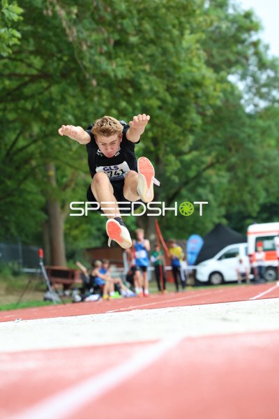 Startnummer 741 beim Weitsprung in Hannover