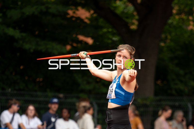 Startnummer 769 beim Speerwurf in Hannover
