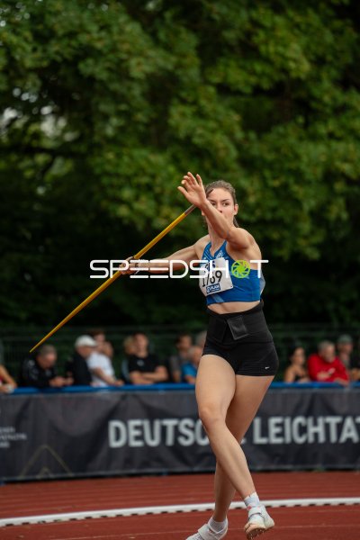 Czeranka Johanna (1769) beim Speerwurf bei der Deutschen Leichtathletik
