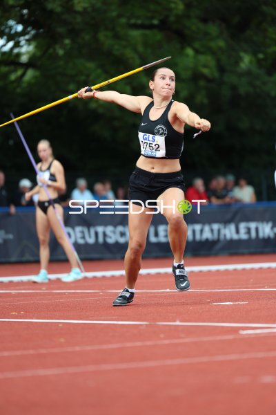 Startnummer 752 beim Speerwurf in Hannover