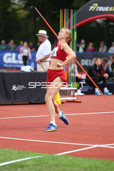 Startnummer 885 beim Speerwurf in Hannover