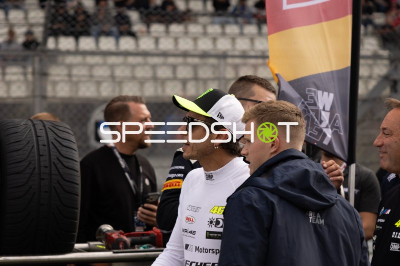Valentino Rossi im Fahrerlager am Nürburgring