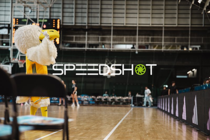 Alba Berlin Maskottchen in der Sömmeringhalle Berlin