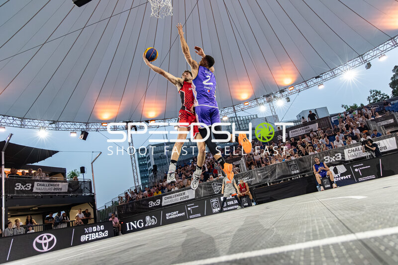 Spektakulärer Dunk-Versuch gegen Toulouse in der Active City Arena Hamburg
