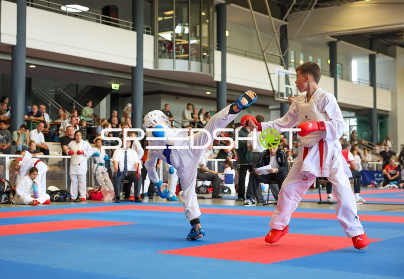 Kumite-Duell beim Karate-Turnier in Eckernförde