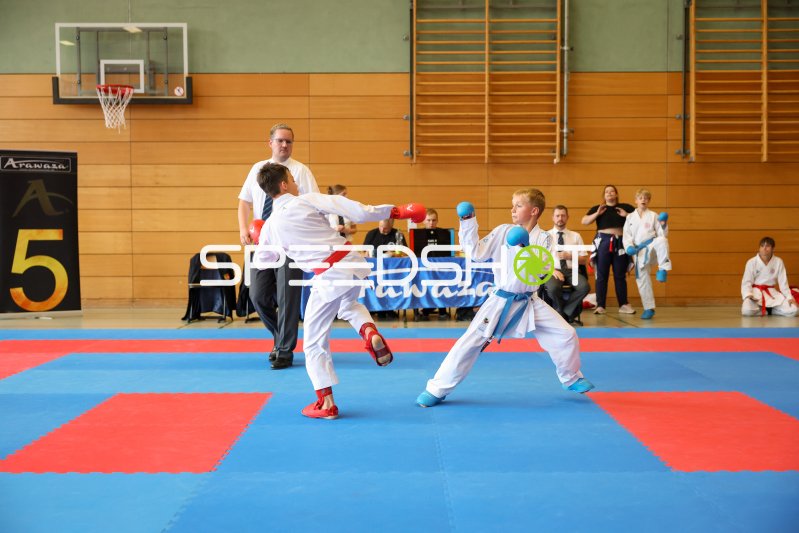 Kumite-Zweikampf beim Karate-Turnier in Eckernförde