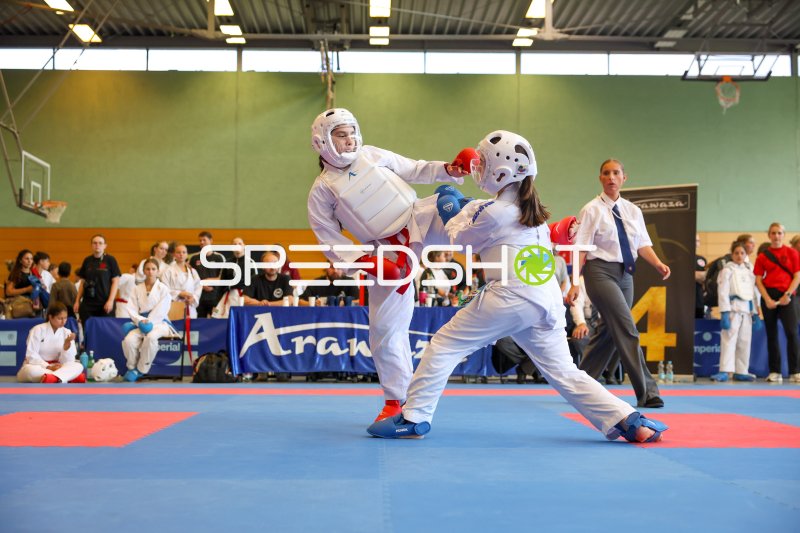 Kumite-Zweikampf beim Karate-Turnier in Eckernförde