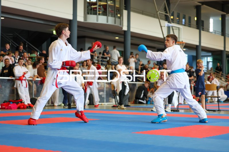 Kumite-Zweikampf beim Karate-Turnier in Eckernförde