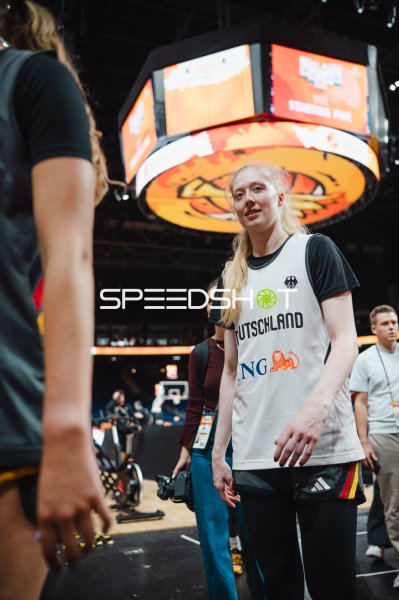 Frieda Bühner (#20; Deutschland) in der Uber Arena Berlin