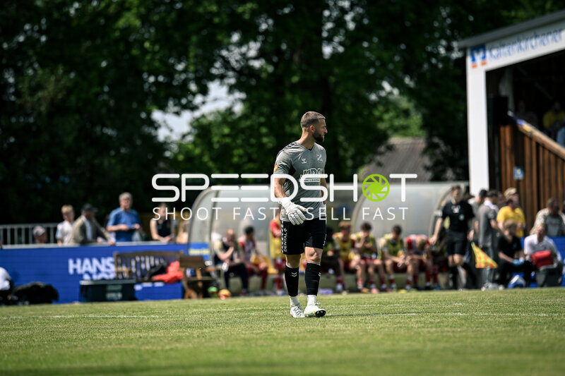 Torwart in Aktion