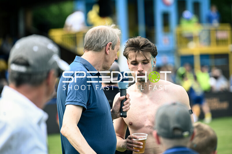Interview im Todesfelde Stadion