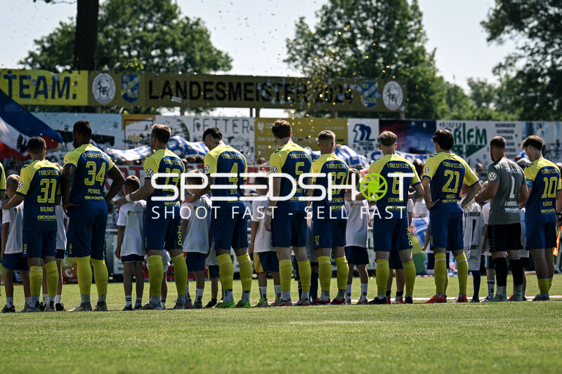 Mannschaftsaufstellung in Todesfelde