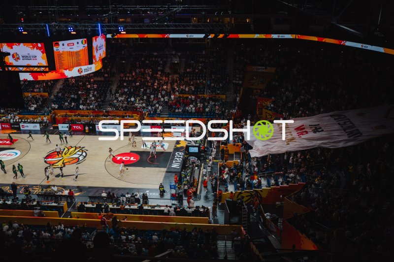 Totale der Uber Arena beim FIBA Women's Basketball World Cup 2026 in Berlin