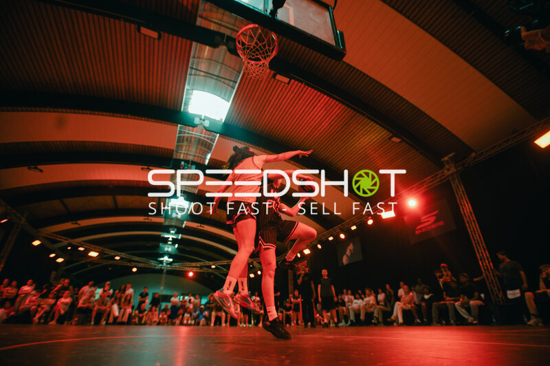 Basketballspiel in der Halle