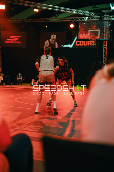 Basketballspiel in der Halle
