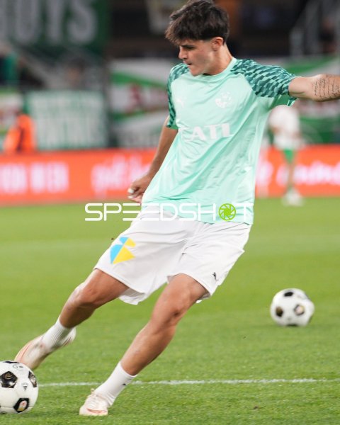 SK Rapid Wien Spieler bei Ballkontrolle im Allianz Stadion