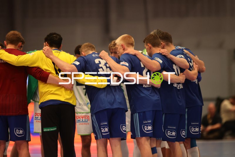 HSV Hamburg Mannschaftskreis vor dem Spiel gegen HSG Wetzlar
