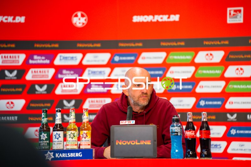 Pressekonferenz im Fritz Walter Stadion Kaiserslautern