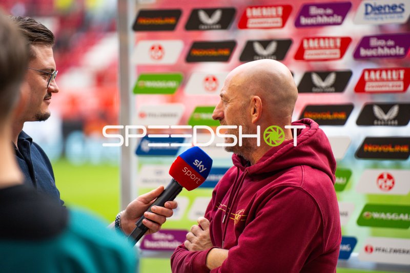Interview im Fritz Walter Stadion Kaiserslautern